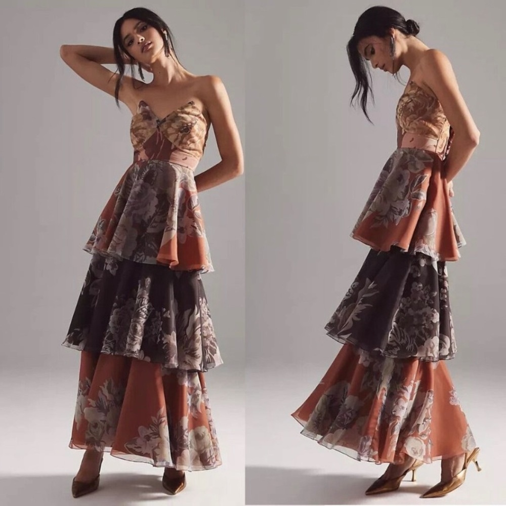BNWT*** Anthropology Geisha Designs Martina Floral Dress